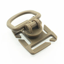 Load image into Gallery viewer, 1pc MOLLE Clip Carabiner Sternum Strap Swivel D-Ring Rotation Plastic Buckle Hooks Webbing Locking EDC Gear Outdoor Tool Camping