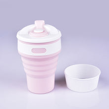 Load image into Gallery viewer, Collapsible Silicone Outdoor Tableware Portable Camping Cup Retractable Drinking Water Cup Travel Camping