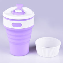 Load image into Gallery viewer, Collapsible Silicone Outdoor Tableware Portable Camping Cup Retractable Drinking Water Cup Travel Camping