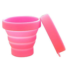 Load image into Gallery viewer, Outdoor tableware New Portable Silicone Retractable Folding Water Cup Travel Camping  Telescopic Collapsible Soft Drinking Cups