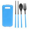 Load image into Gallery viewer, Eco-friendly ABS material 3 in 1 Picnic Protable Tableware Chopsticks Spoon Fork Storage Box Outdoor Camping Travel kit
