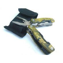 Load image into Gallery viewer, Outdoor survival gadget Small camouflage folding pliers Camping gadgets multifunctional tools plier outdoor gear
