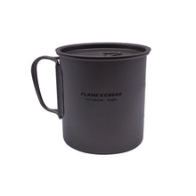 Load image into Gallery viewer, FLAME'S CREED 300ML 450ML Outdoor Hiking Camping Picnic Titanium Pot Mug Bowl 3 in1 Lightweight Camping Equipment