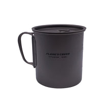Load image into Gallery viewer, FLAME'S CREED 300ML 450ML Outdoor Hiking Camping Picnic Titanium Pot Mug Bowl 3 in1 Lightweight Camping Equipment