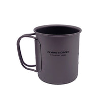 Load image into Gallery viewer, FLAME'S CREED 300ML 450ML Outdoor Hiking Camping Picnic Titanium Pot Mug Bowl 3 in1 Lightweight Camping Equipment