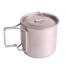 Load image into Gallery viewer, 1.1L Portable Outdoor Water Kettle Camping Hiking Travel Survival Coffee Pot Water Kettle Teapot Pot Gripper Camping Picnic Cook