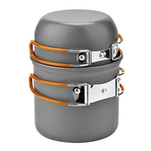 Load image into Gallery viewer, 1.1L Portable Outdoor Water Kettle Camping Hiking Travel Survival Coffee Pot Water Kettle Teapot Pot Gripper Camping Picnic Cook