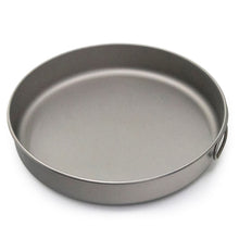 Load image into Gallery viewer, Outdoor Ultralight Titanium Frypan Camping Hiking Picnic Cooking Frying Pan Titanium Pan Utensils Hiking Picnic Cooking Picnic